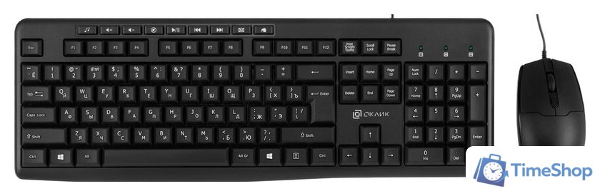 Офисный набор Оклик S650 (черный) - Изображение №1 — Интернет-магазин Time-Shop