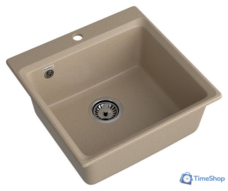 Кухонная мойка GranFest GF-LV-510 (песочный) - Изображение №2 — Интернет-магазин Time-Shop