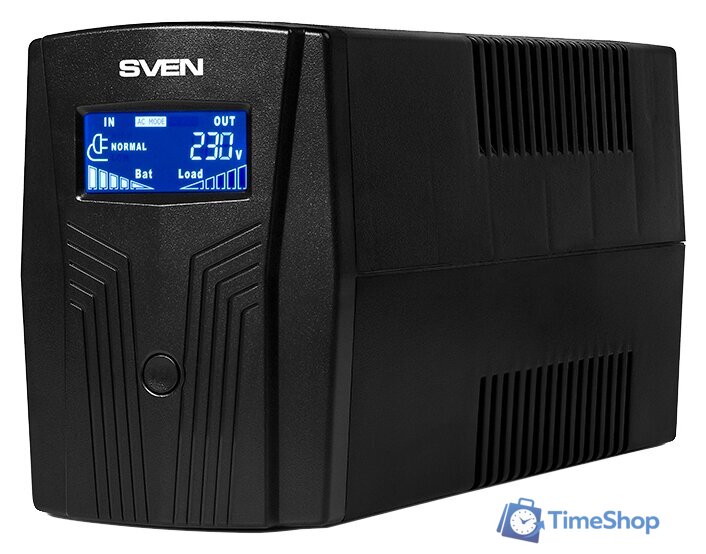 Источник бесперебойного питания SVEN Pro 650 (LCD, USB) - Изображение №1 — Интернет-магазин Time-Shop