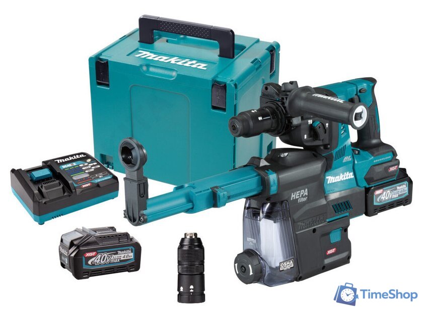 Перфоратор Makita HR004GM202 (с 2-мя АКБ, кейс) - Изображение №1 — Интернет-магазин Time-Shop