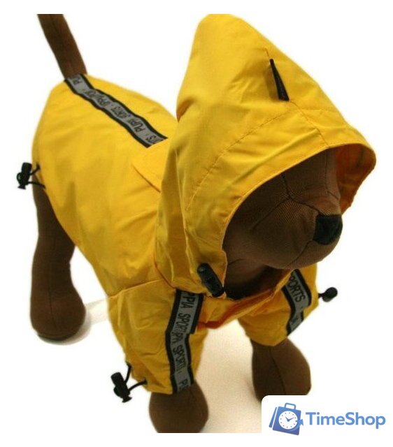 Дождевик для животных Puppia Base Jumper PEAF-RM03-YE-3L (желтый) - Изображение №3 — Интернет-магазин Time-Shop