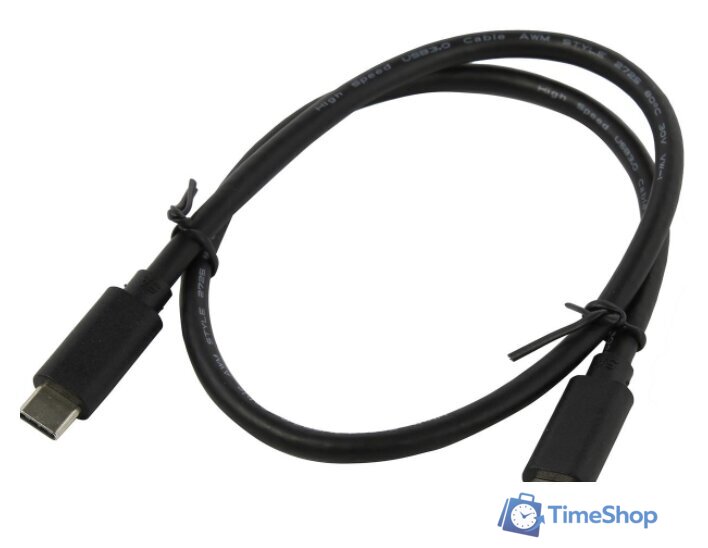 Кабель 5bites USB Type-C - USB Type-C TC306-05 (0.5 м, черный) - Изображение №1 — Интернет-магазин Time-Shop