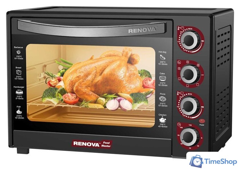 Мини-печь Renova MO-60GFRLTB1 - Изображение №2 — Интернет-магазин Time-Shop