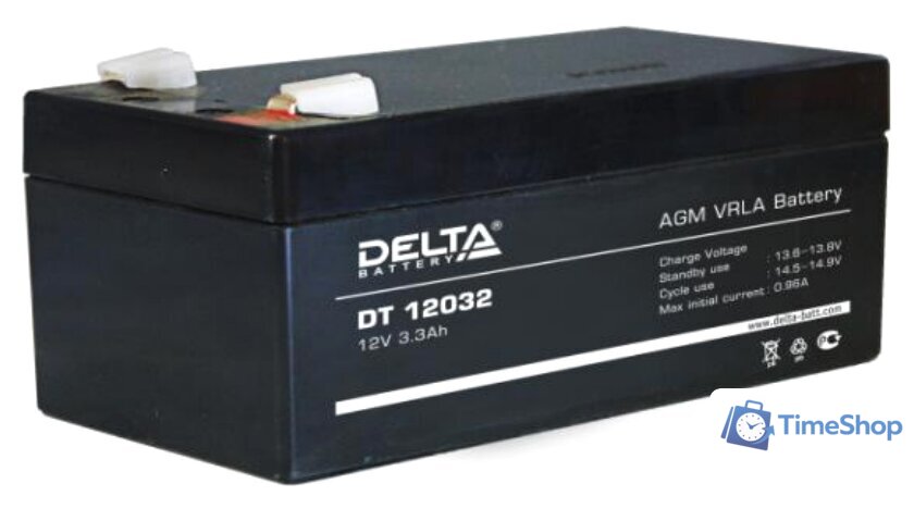 Аккумулятор для ИБП Delta DT 12032 (12В/3.3 А·ч) - Изображение №1 — Интернет-магазин Time-Shop
