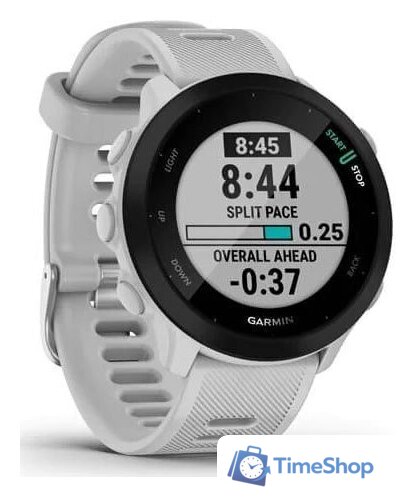 Умные часы Garmin Forerunner 55 (белый) - Изображение №2 — Интернет-магазин Time-Shop
