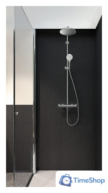 Душевая система  Hansgrohe Crometta S 240 1jet 27268000 - Изображение №6 — Интернет-магазин Time-Shop