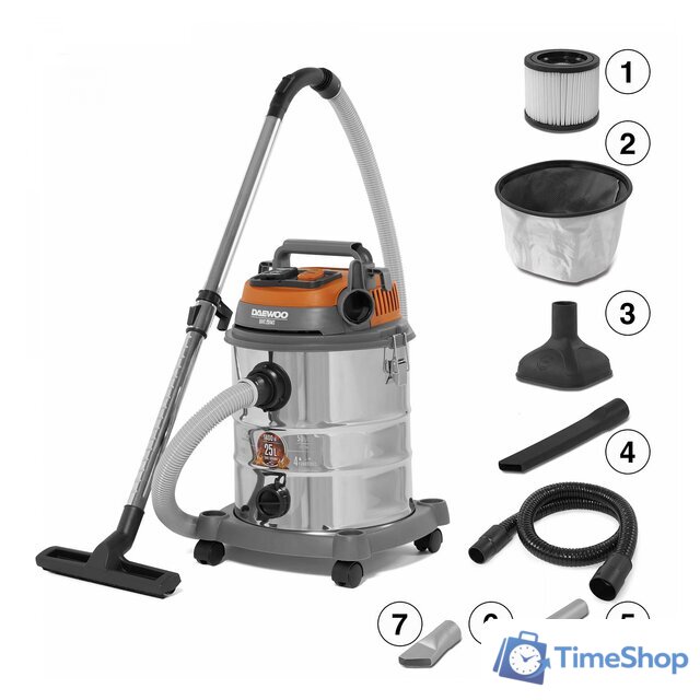 Пылесос Daewoo Power DAVC 2514S - Изображение №2 — Интернет-магазин Time-Shop