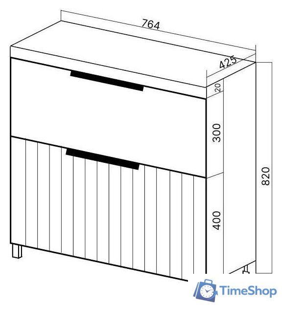  Viant Тумба под умывальник Сицилия Moduo 80 VSIC80MDBEL-T2Y - Изображение №7 — Интернет-магазин Time-Shop