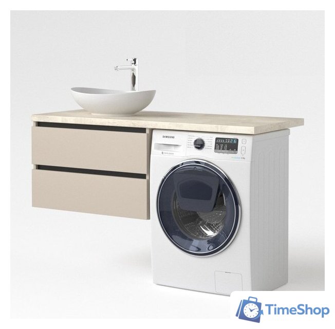  Дабер Тумба под умывальник Т3.8.0.17Ч (бежевый/черный) - Изображение №3 — Интернет-магазин Time-Shop