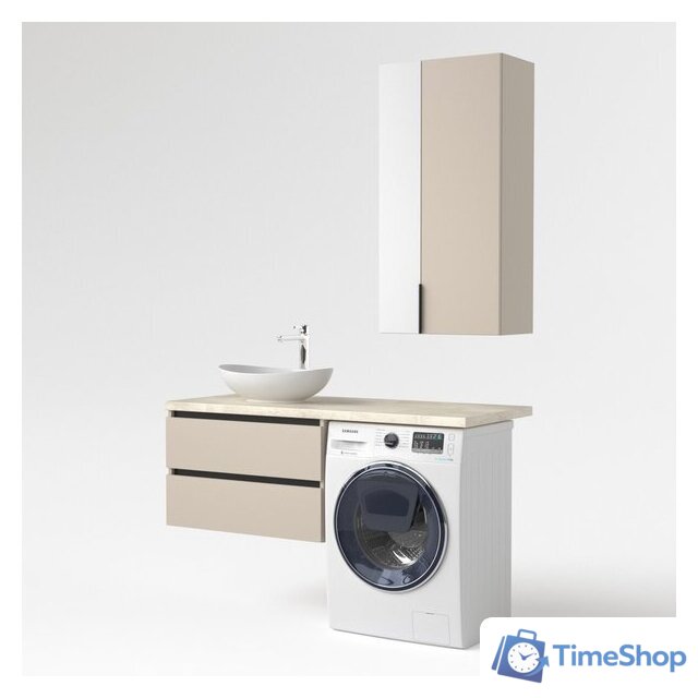  Дабер Тумба под умывальник Т3.8.0.17Ч (бежевый/черный) - Изображение №5 — Интернет-магазин Time-Shop