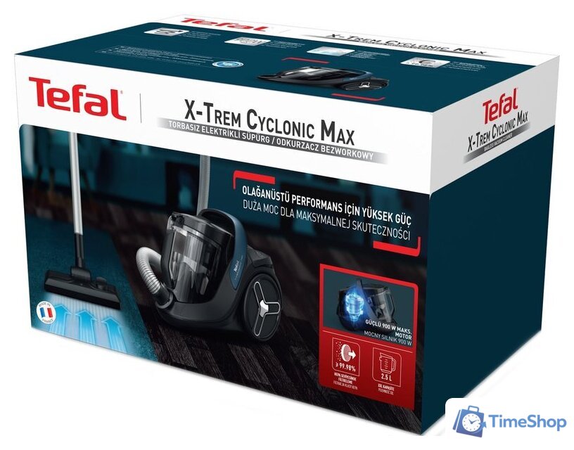 Пылесос Tefal X-Trem Cyclonic Max TW7B62EA - Изображение №12 — Интернет-магазин Time-Shop