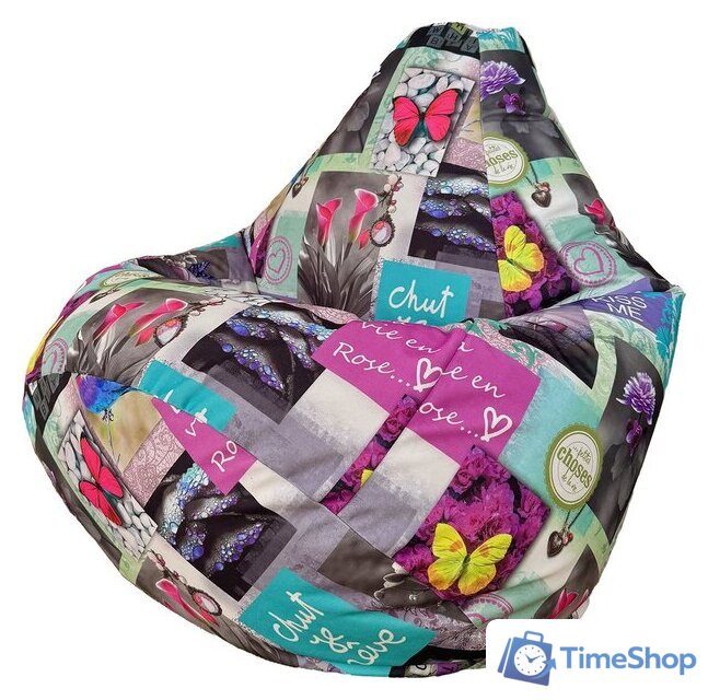 Кресло-мешок Flagman Груша Мега XXXL Г3.5-75 (колибри) - Изображение №1 — Интернет-магазин Time-Shop