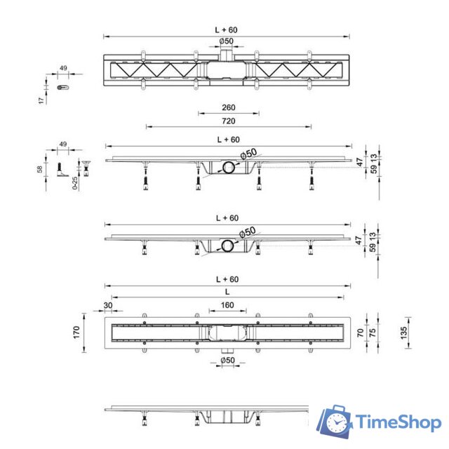 Душевая стенка Ambassador Set 15031112-ST1 - Изображение №14 — Интернет-магазин Time-Shop