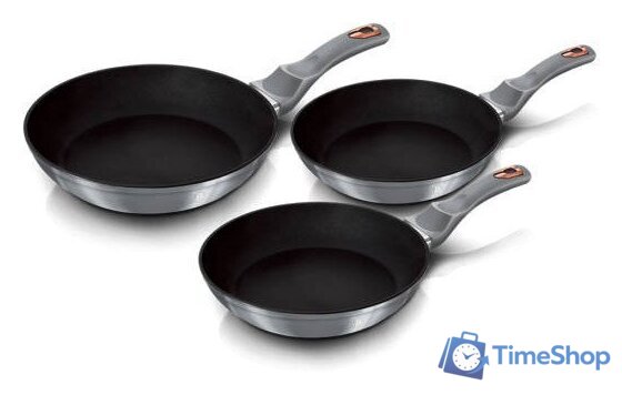 Набор сковород Berlinger Haus Moonlight Edition BH-6169 - Изображение №1 — Интернет-магазин Time-Shop