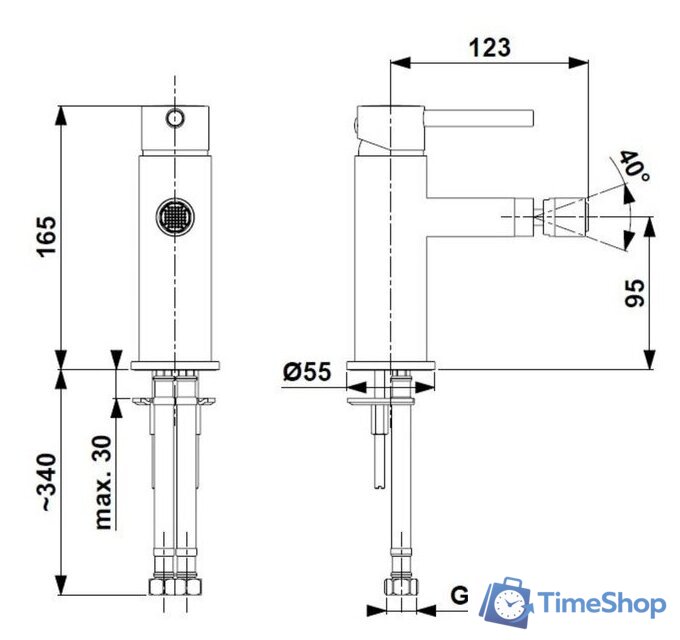 Смеситель Armatura Moza 5037-015-31 - Изображение №2 — Интернет-магазин Time-Shop