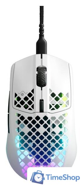 Игровая мышь SteelSeries Aerox 3 2022 Edition (белая) - Изображение №1 — Интернет-магазин Time-Shop