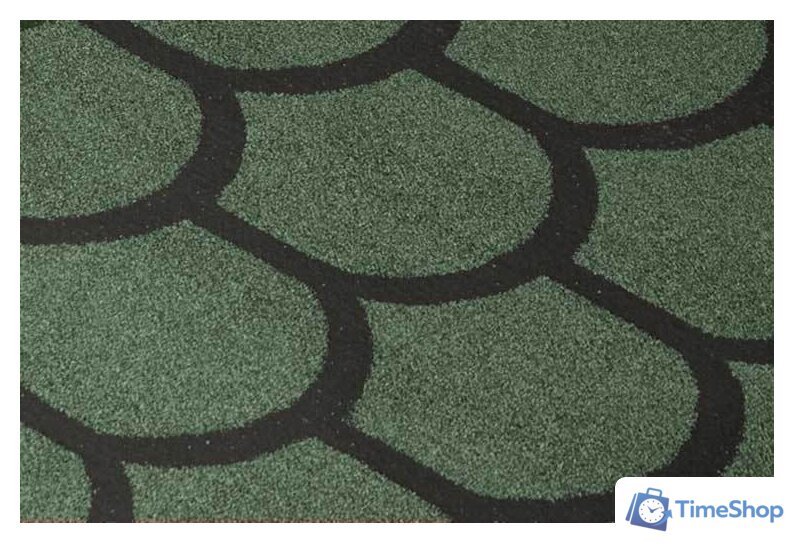 Битумная черепица Технониколь Бобровый хвост (зеленый) - Изображение №1 — Интернет-магазин Time-Shop