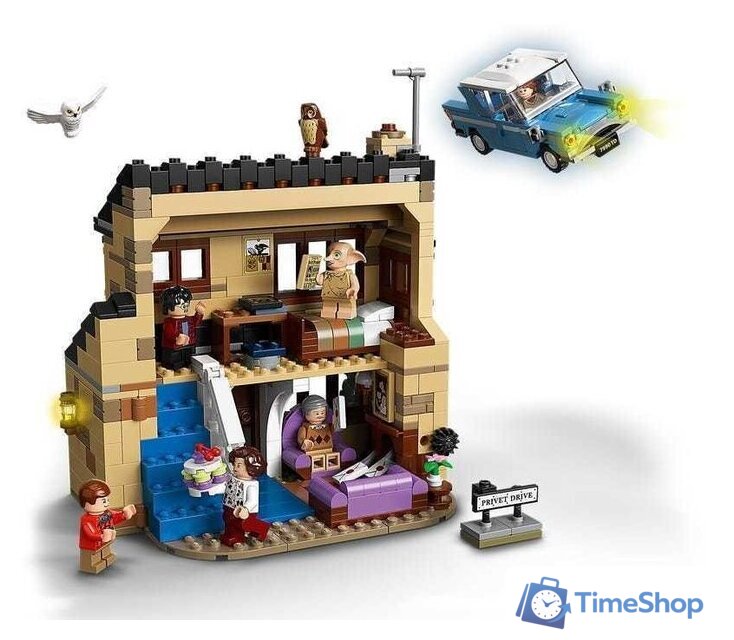 Конструктор LEGO Harry Potter 75968 Тисовая улица, дом 4 - Изображение №6 — Интернет-магазин Time-Shop