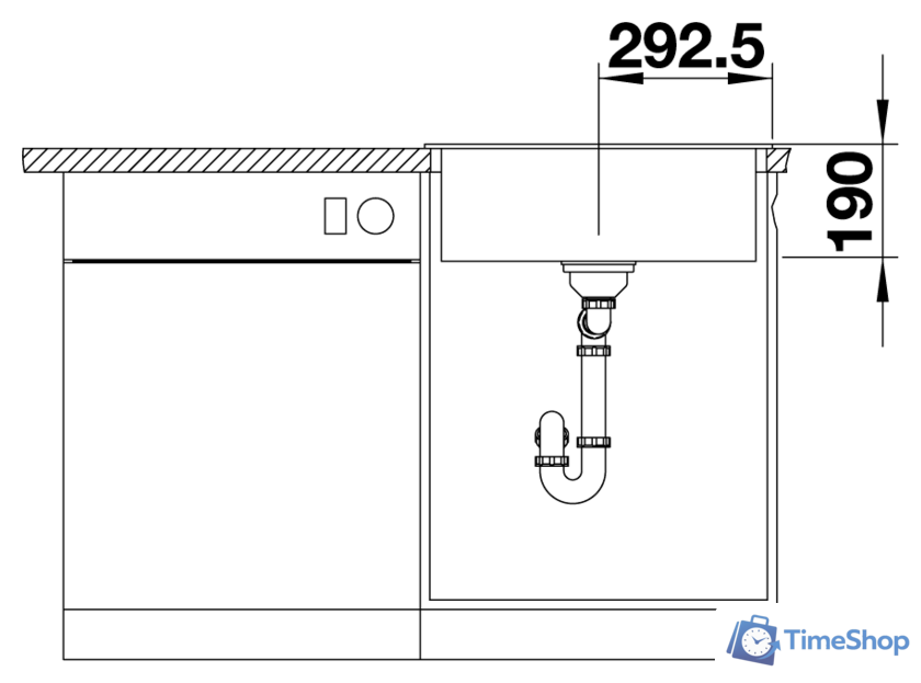 Кухонная мойка Blanco Legra 6 523334 (белый) - Изображение №4 — Интернет-магазин Time-Shop