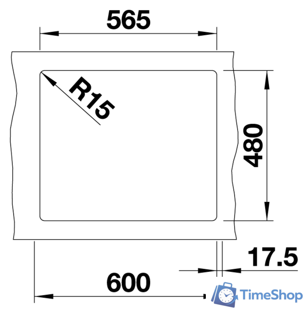 Кухонная мойка Blanco Legra 6 523334 (белый) - Изображение №3 — Интернет-магазин Time-Shop
