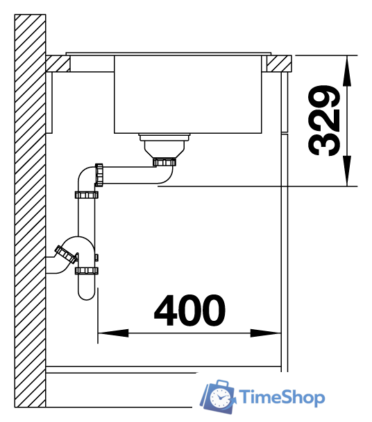 Кухонная мойка Blanco Legra 6 523334 (белый) - Изображение №5 — Интернет-магазин Time-Shop