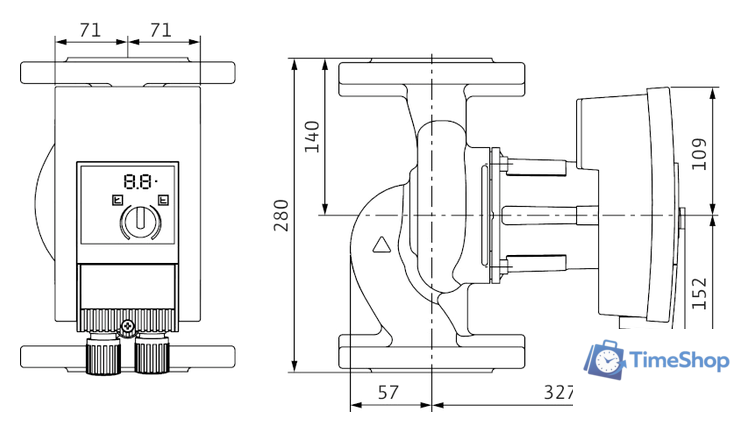 Циркуляционный насос Wilo Yonos MAXO 65/0,5-9 - Изображение №3 — Интернет-магазин Time-Shop