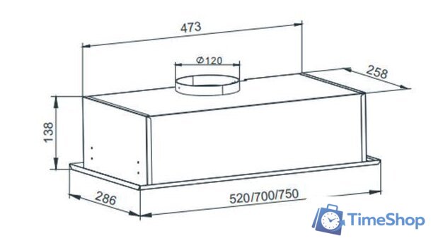 Кухонная вытяжка ZorG Classico 850 52 M (черный) - Изображение №6 — Интернет-магазин Time-Shop