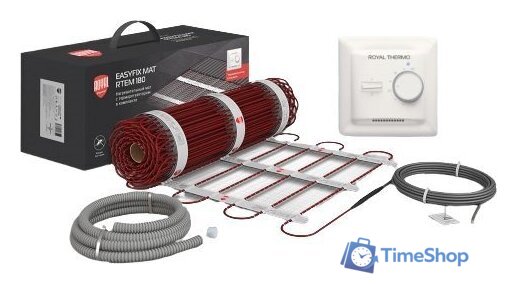 Нагревательный мат Royal Thermo EasyFix Mat RTEM 2-180-1.5 1.5 кв.м. 270 Вт (с терморегулятором Basic) - Изображение №1 — Интернет-магазин Time-Shop