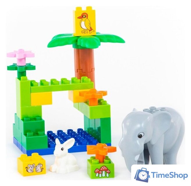 Конструктор Полесье 77738 Зоопарк - Изображение №5 — Интернет-магазин Time-Shop