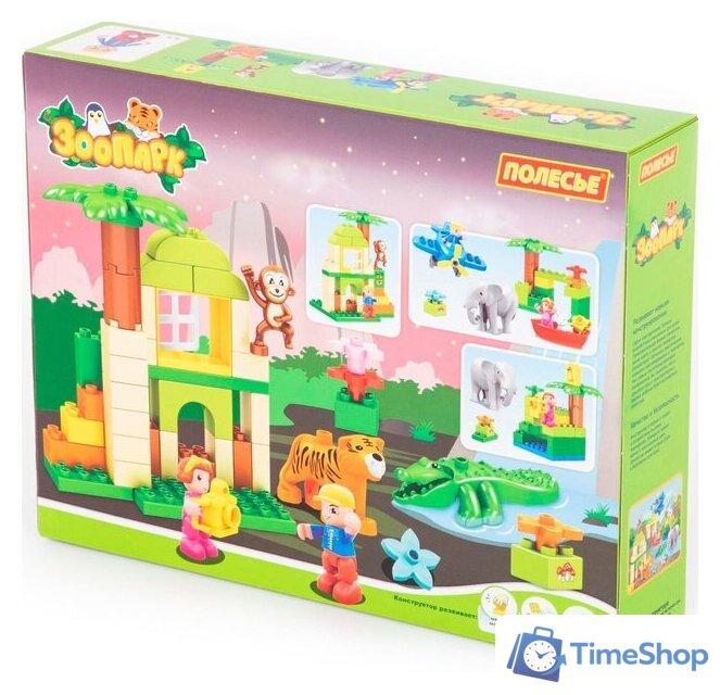 Конструктор Полесье 77738 Зоопарк - Изображение №2 — Интернет-магазин Time-Shop