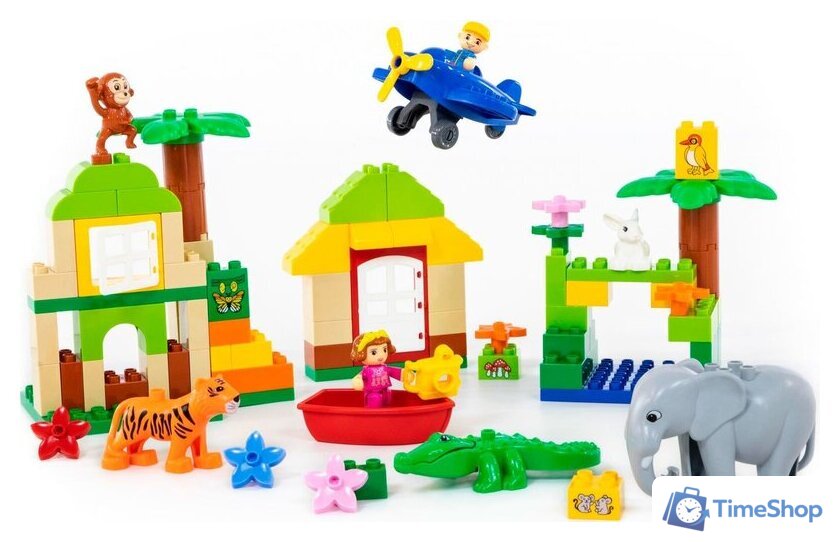 Конструктор Полесье 77738 Зоопарк - Изображение №3 — Интернет-магазин Time-Shop