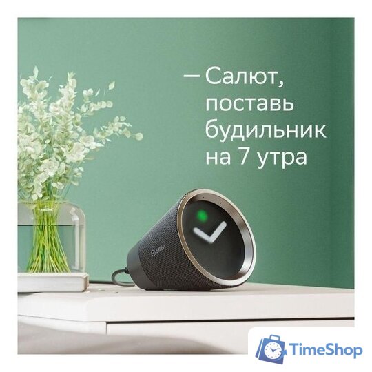 Умная колонка Sber SberBox Time (черный) - Изображение №8 — Интернет-магазин Time-Shop