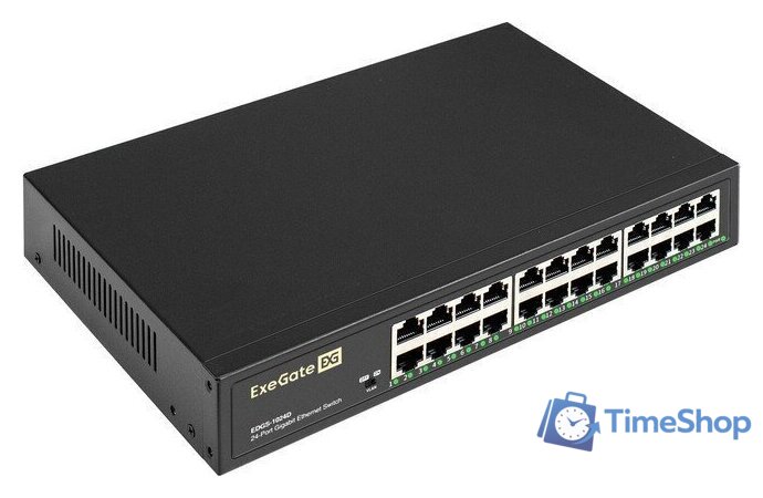 Неуправляемый коммутатор ExeGate EDGS-1024D - Изображение №1 — Интернет-магазин Time-Shop