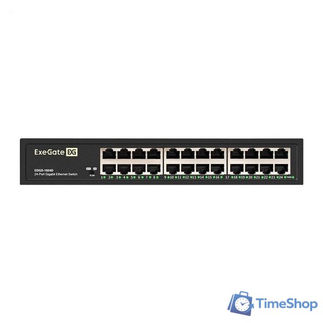 Неуправляемый коммутатор ExeGate EDGS-1024D - Изображение №2 — Интернет-магазин Time-Shop