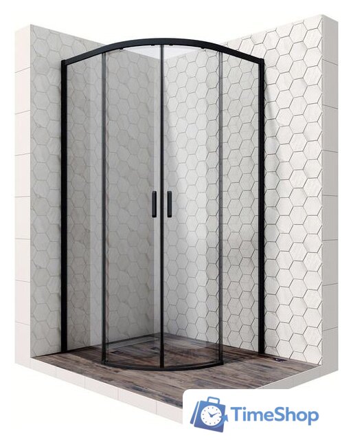 Душевой уголок Ambassador Queen Black 11011202 100х100 - Изображение №1 — Интернет-магазин Time-Shop