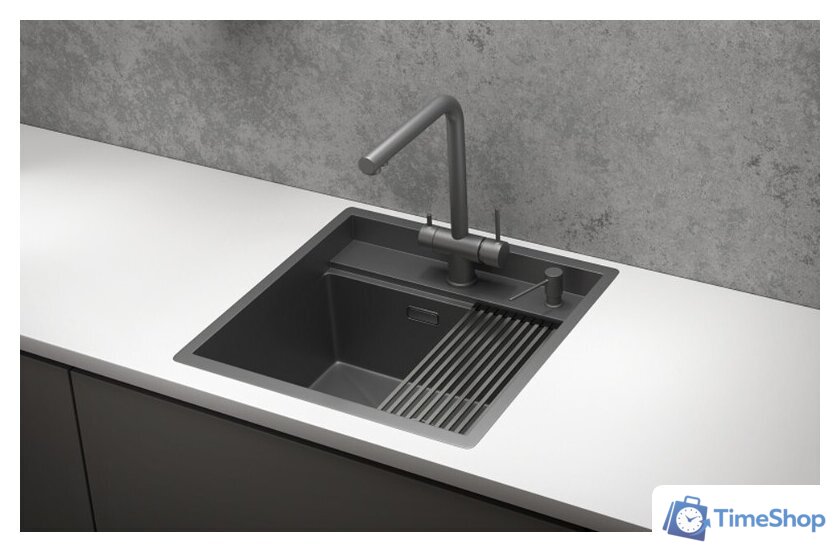 Кухонная мойка Granula KS-5051 (графит матовый) - Изображение №3 — Интернет-магазин Time-Shop
