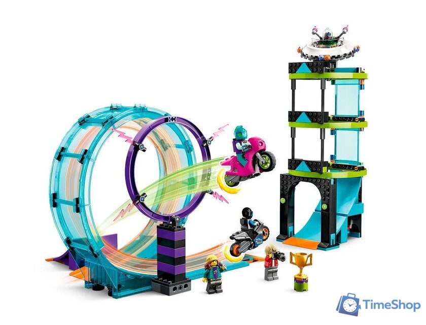 Конструктор LEGO City 60361 Главное каскадерское испытание - Изображение №4 — Интернет-магазин Time-Shop