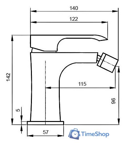 Гигиенический душ Ahti Kerava KA501001 - Изображение №3 — Интернет-магазин Time-Shop