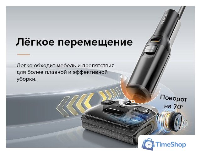 Вертикальный моющий пылесос Roborock Wet and Dry Vacuum Cleaner F25 ALT WD5M4A (с русской озвучкой, черный) - Изображение №19 — Интернет-магазин Time-Shop