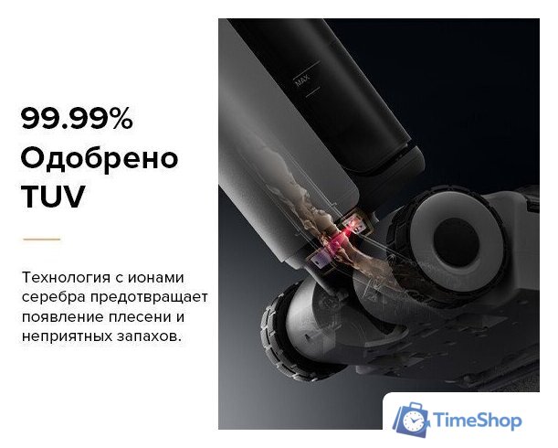 Вертикальный моющий пылесос Roborock Wet and Dry Vacuum Cleaner F25 ALT WD5M4A (с русской озвучкой, черный) - Изображение №20 — Интернет-магазин Time-Shop