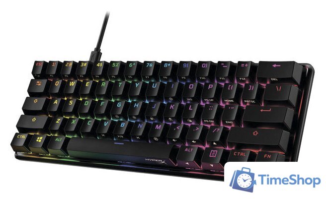 Клавиатура HyperX Alloy Origins 60 (HyperX Aqua, нет кириллицы) - Изображение №10 — Интернет-магазин Time-Shop