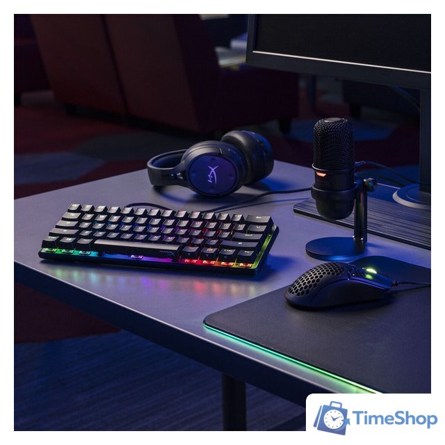 Клавиатура HyperX Alloy Origins 60 (HyperX Aqua, нет кириллицы) - Изображение №7 — Интернет-магазин Time-Shop