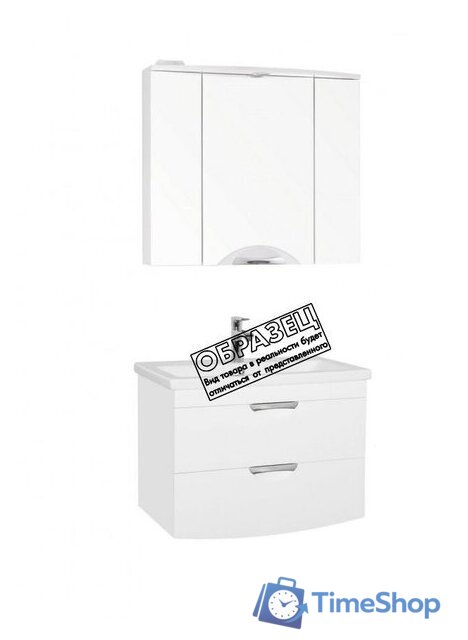  Style Line Тумба под умывальник Жасмин-2 100 (для квадратной раковины) - Изображение №3 — Интернет-магазин Time-Shop