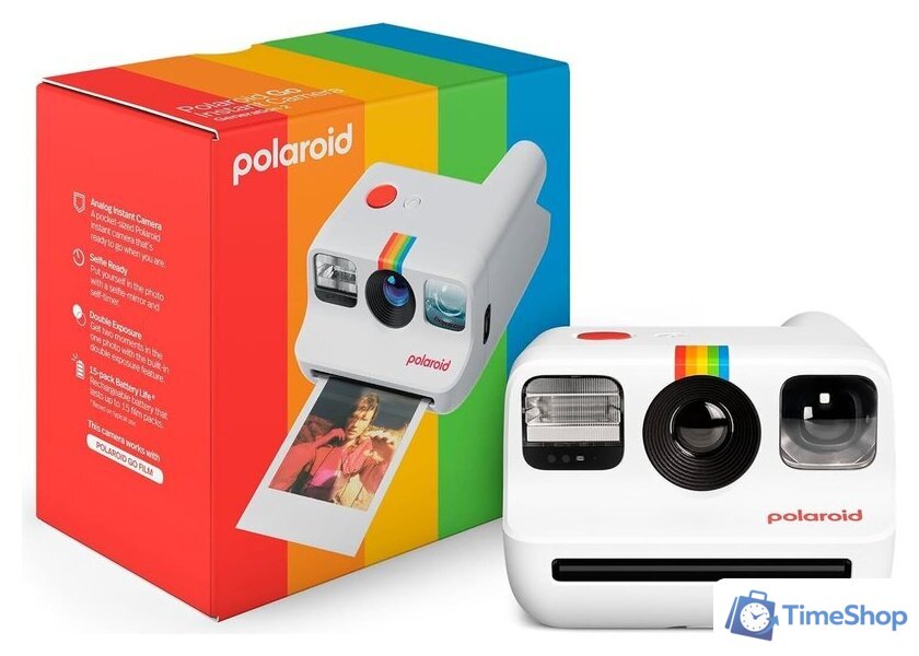Фотоаппарат Polaroid Go Instant Camera Generation 2 (белый) - Изображение №3 — Интернет-магазин Time-Shop