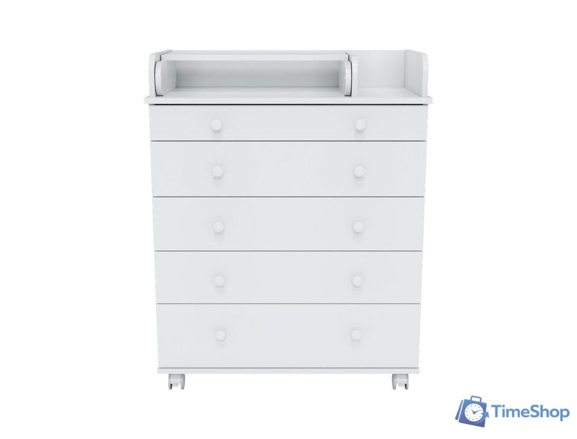 Детский комод Incanto Oskar V 800/5 PK-0004/0 (белый) - Изображение №11 — Интернет-магазин Time-Shop