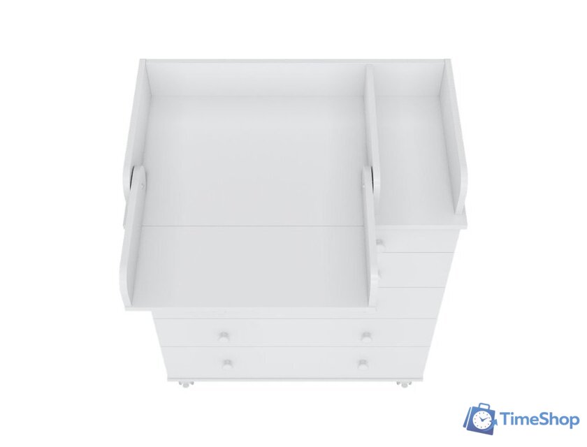 Детский комод Incanto Oskar V 800/5 PK-0004/0 (белый) - Изображение №10 — Интернет-магазин Time-Shop