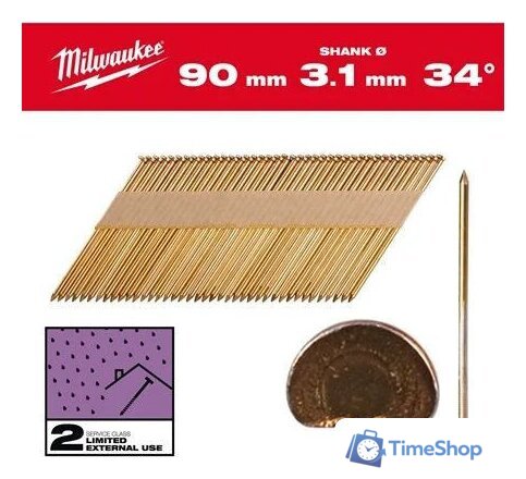 Гвозди для пистолета Milwaukee 4932492605 (2200 шт) - Изображение №1 — Интернет-магазин Time-Shop