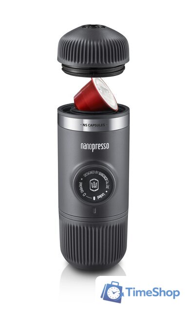 Ручная кофеварка WACACO Nanopresso Grey + NS Adapter - Изображение №11 — Интернет-магазин Time-Shop