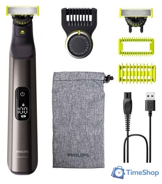Универсальный триммер Philips OneBlade Pro 360 Face + Body QP6552/15 - Изображение №1 — Интернет-магазин Time-Shop