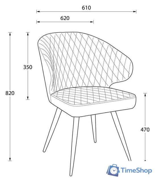 Стул Мамадома Rob-R1 360 (b28 Antracite Lux/черный) - Изображение №3 — Интернет-магазин Time-Shop